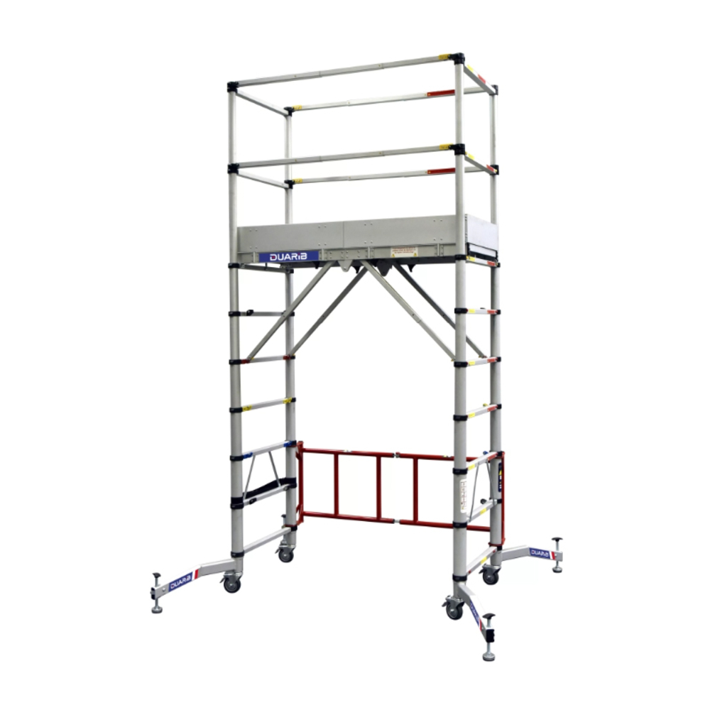 Echafaudage télescopique TELETOWER roulant aluminium 4m DUARIB - 30100600
