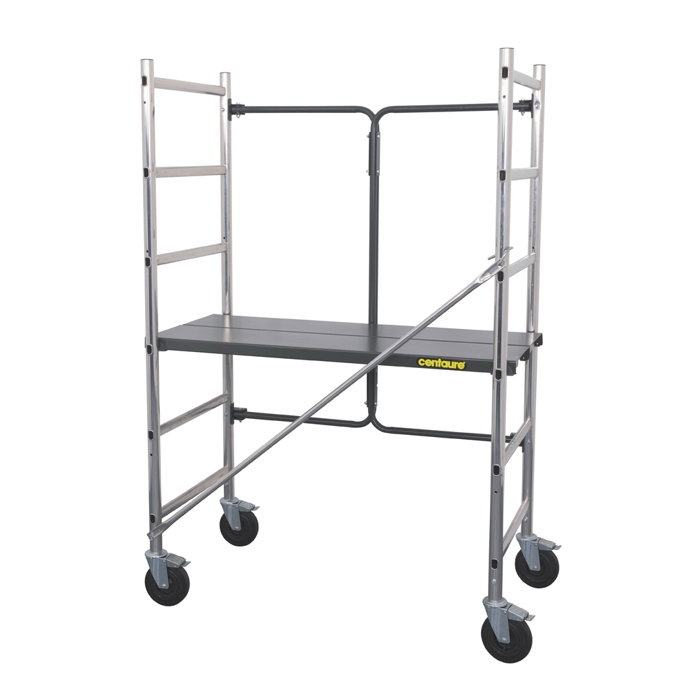 Échafaudage roulant et pliant CENTAURE TOP3 alu - Hauteur de travail 3m - 346801