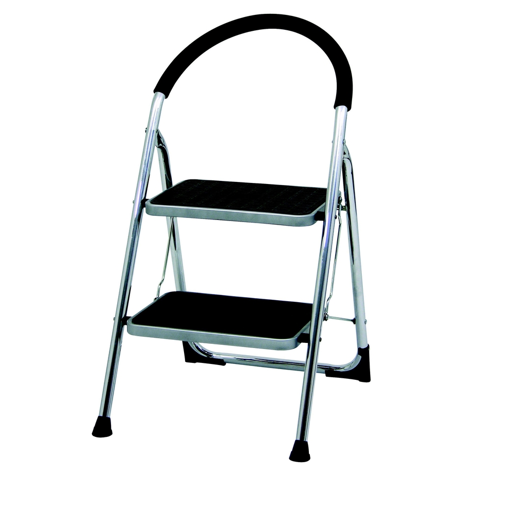 Marchepied Acier chromé + fonction siège CENTAURE CHROME 2 marches - 450302