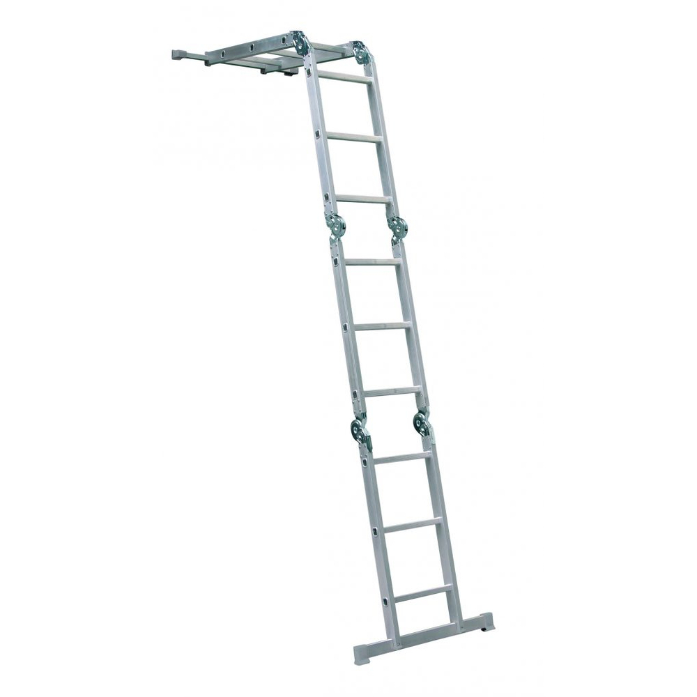 ECHELLE ARTICULEE + PLATE-FORME ACIER 4x3 BARREAUX CENTAURE - 451718