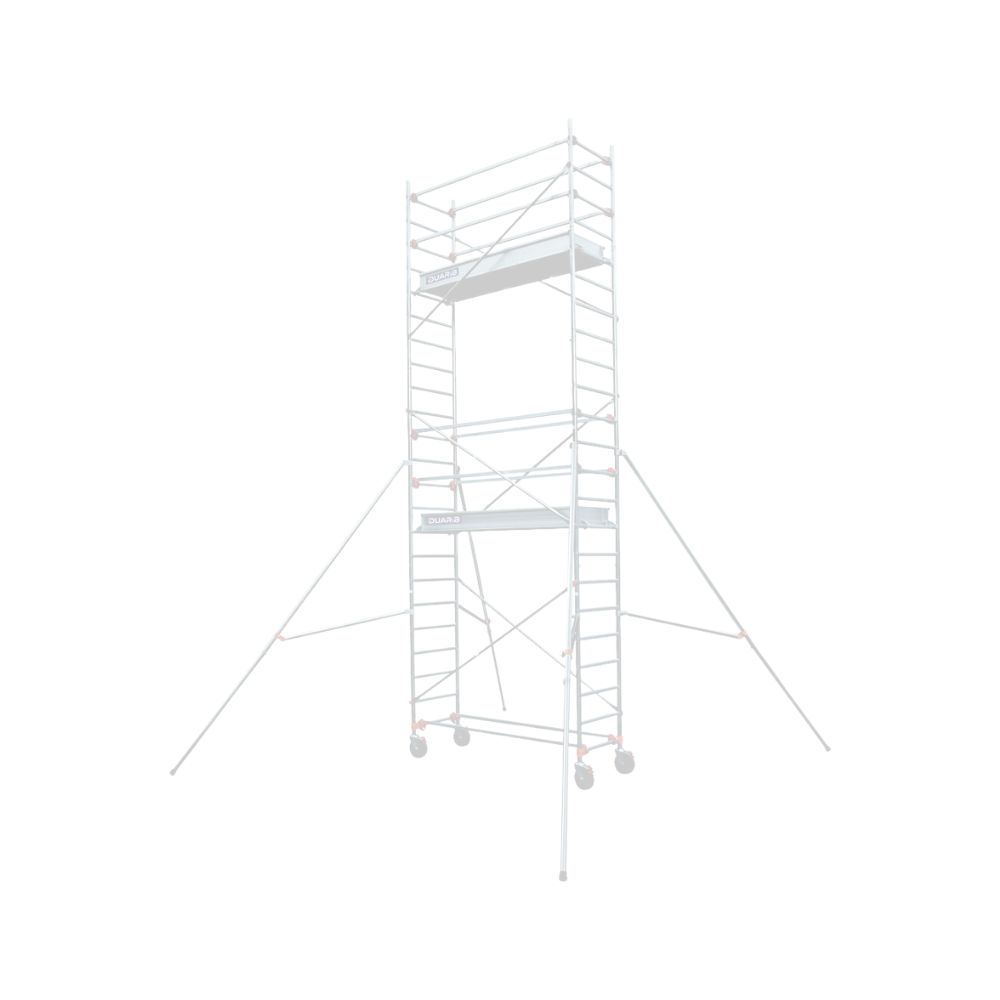 PLANCHER BAC 205 ET GARDE-CORPS MONOBLOC 2,05M AL 205 DUARIB - 602204