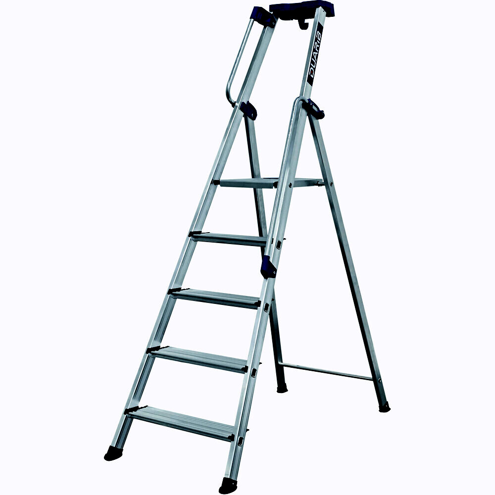 Escabeau pro X-STEP 6 marches DUARIB - Hauteur maxi 3.30m - Marches profondes de 11cm - 605206