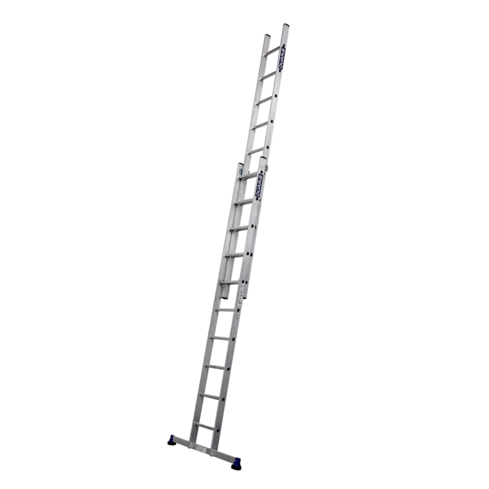 Échelle CM2 coulissante 2 plans à main 2x10 barreaux 5 m DUARIB - 610510