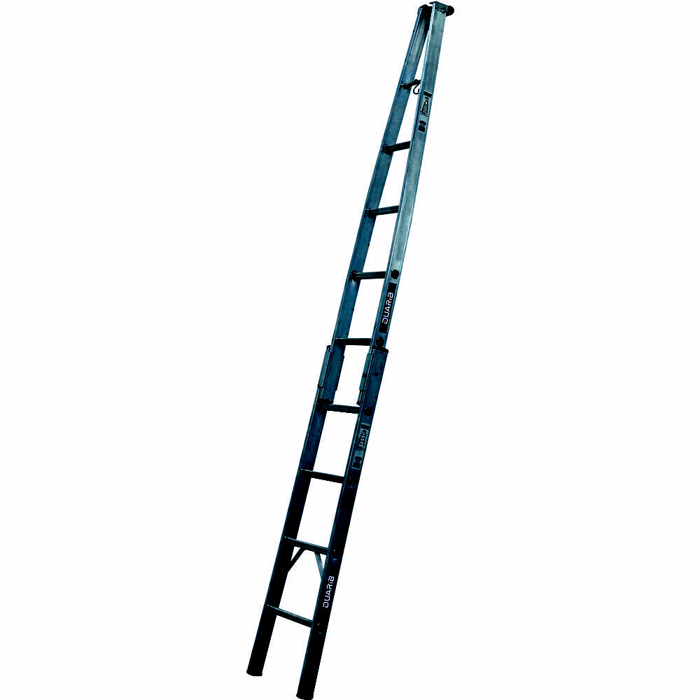 Echelle ( Pointe + plan intermédiaire ) DUARIB spéciale vitre en aluminium 3m75 - 415111