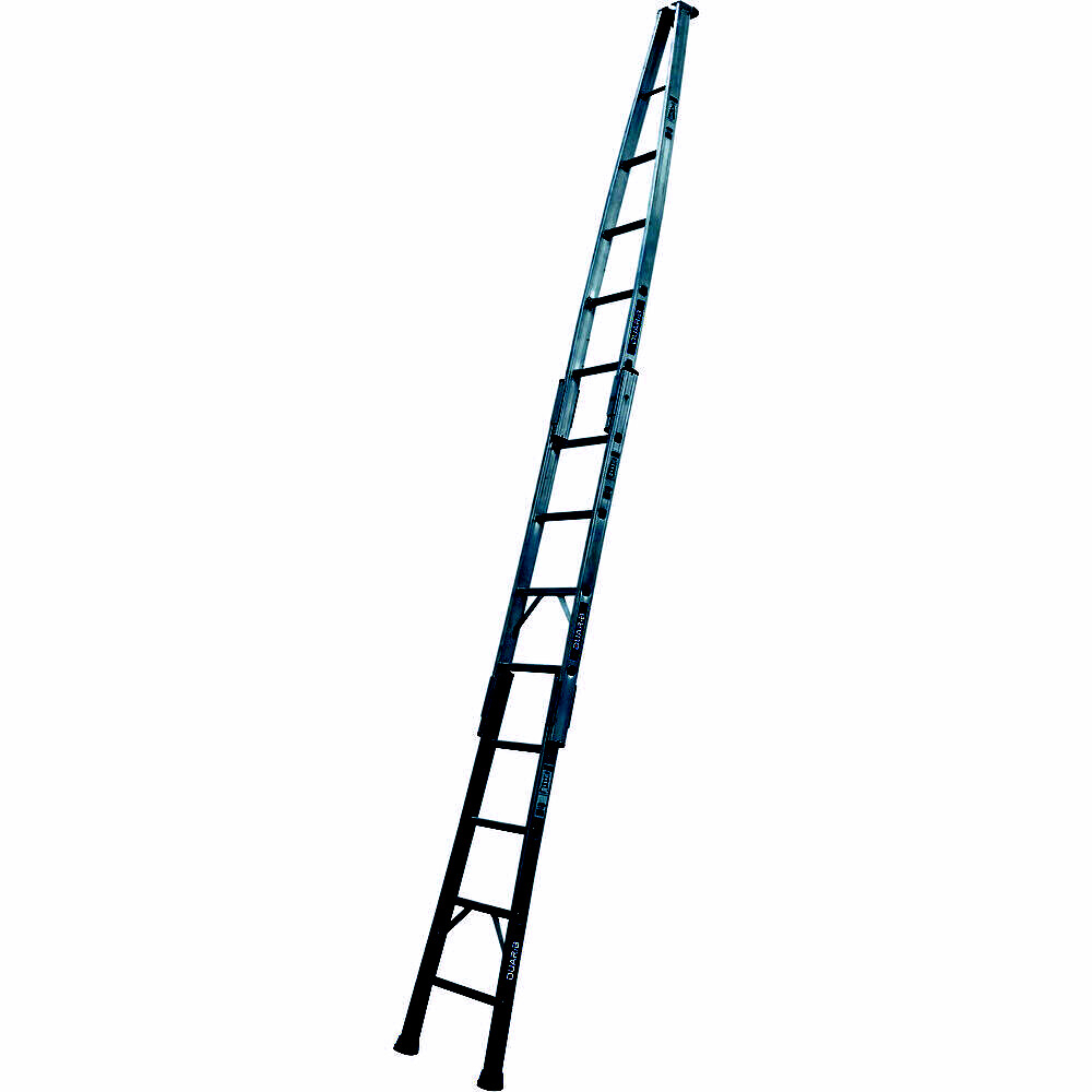 ECHELLE DUARIB ( POINTE + PLAN INTERMEDIAIRE + PLAN INFERIEUR ) SPECIALE VITRE EN ALUMINIUM 4M90 - 415112