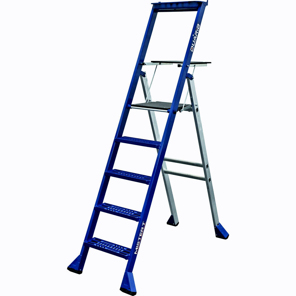 Escabeau à marches caillebotis Mister T Master 2m70 - DUARIB - 649203