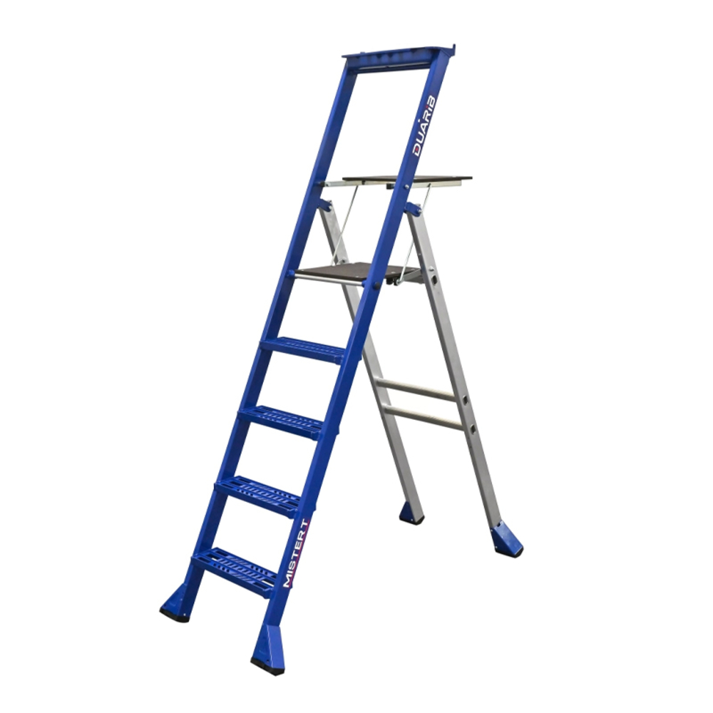 ESCABEAU ALUMINIUM À 4 MARCHES CAILLEBOTIS MISTER T - DUARIB - 649204