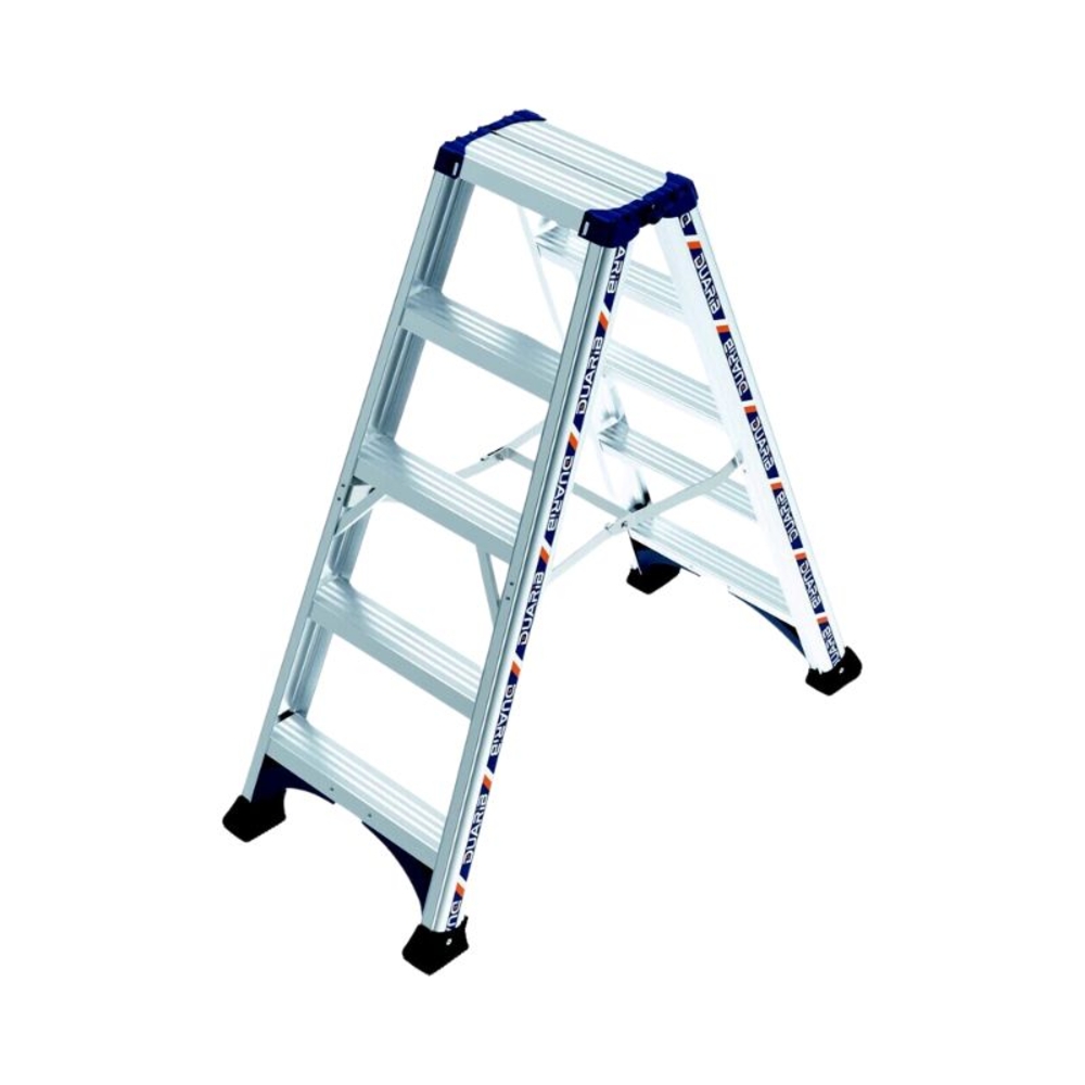 Marchepied ALPHA aluminium double accès 2x5 marches - DUARIB - 651605