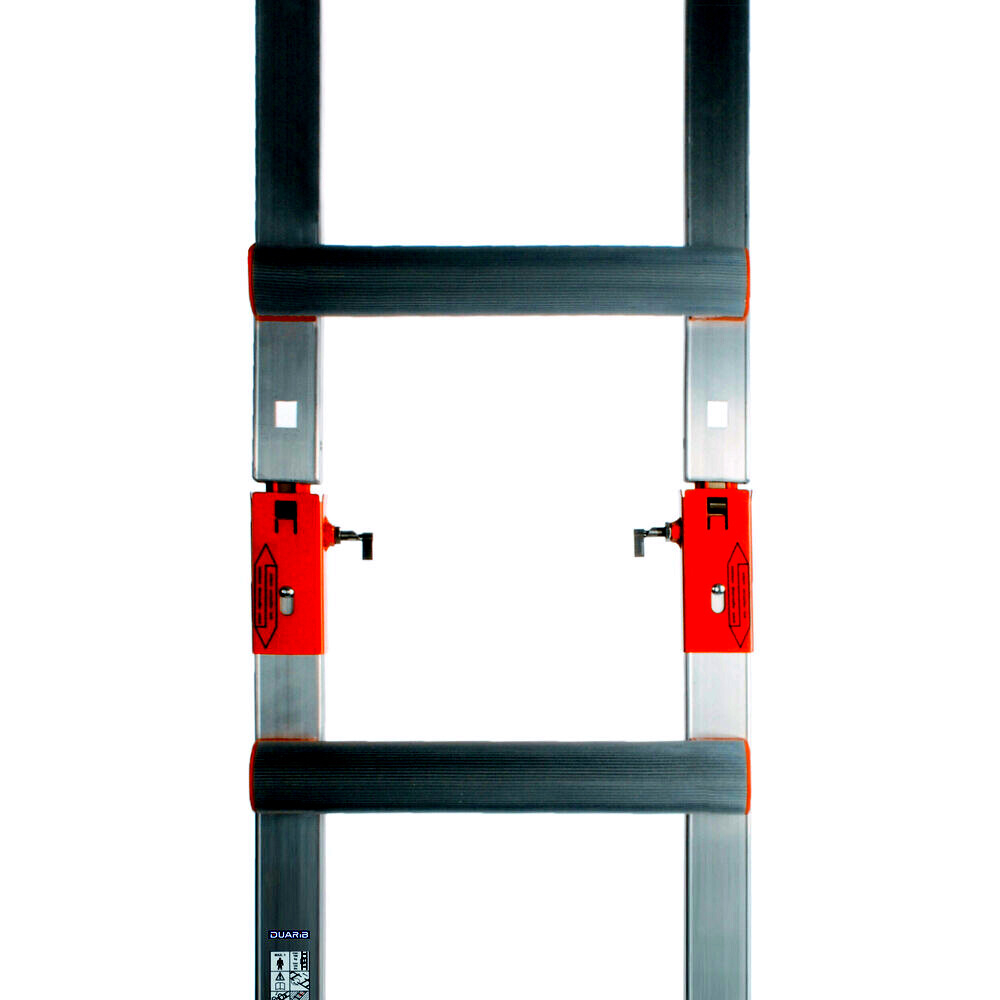 Echelle de toit professionnelle aluminium DUARIB 5 éléments de 1,25 m - 485025