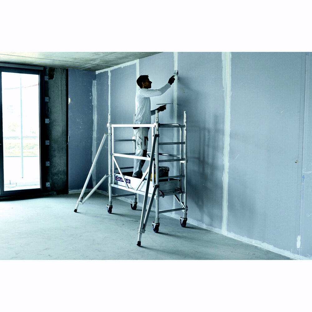 Echafaudage roulant aluminium DUARIB Docker mini 144 hauteur travail 2m60 - 7014001