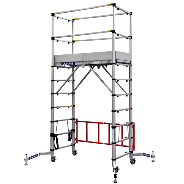 Echafaudage télescopique TELETOWER roulant aluminium 4m DUARIB - 7314020