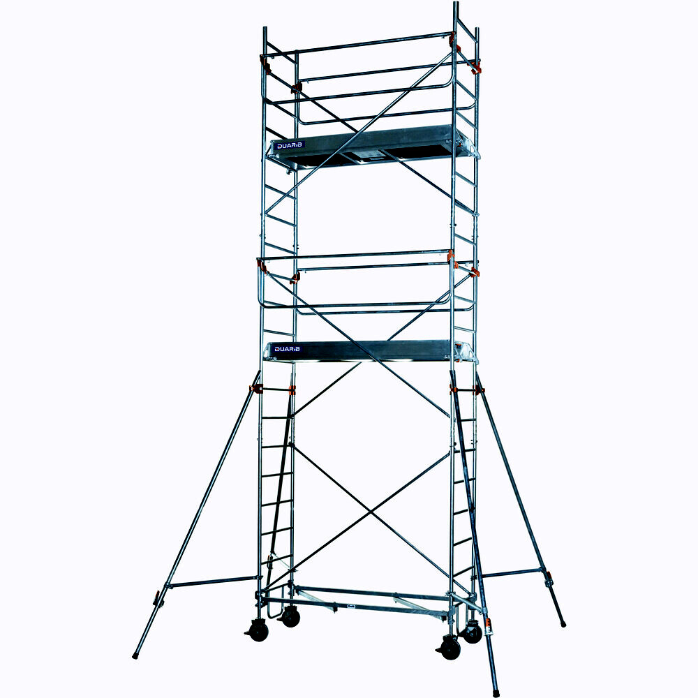 Echafaudage roulant DUARIB Acier ROLLSTAR 205 hauteur travail 12m10 - 8320102