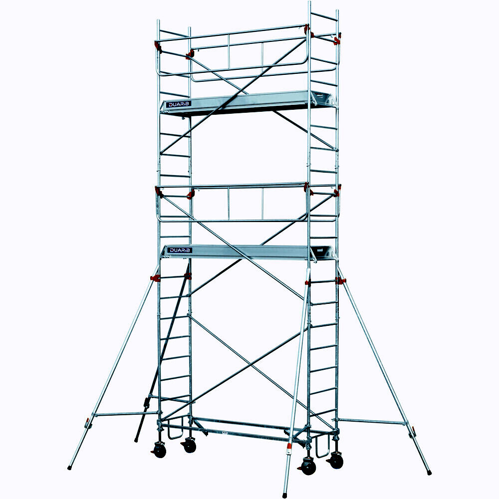 Echafaudage roulant acier DUARIB ROLLSTAR 254 hauteur travail 9m10- 8325072