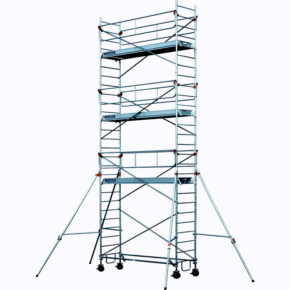 Echafaudage roulant acier DUARIB ROLLSTAR 295 hauteur travail  13m30 - 8330112