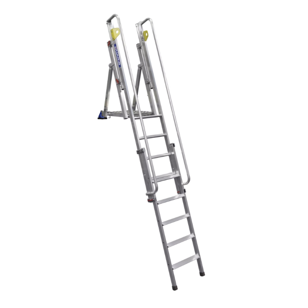 PLATEFORME HAUTEUR REGLABLE ACCESS FOND DE FOSSE - 6 A 10 MARCHES - DUARIB - N111203