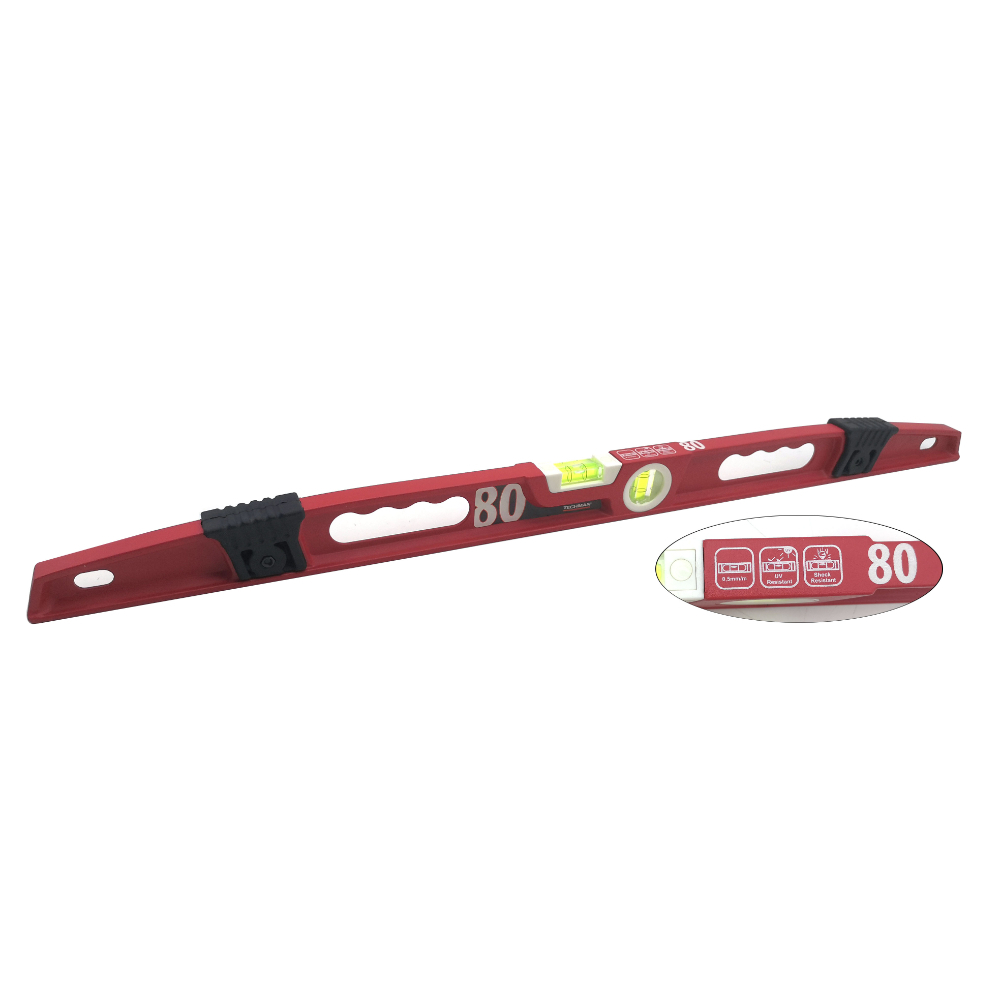 Niveau trapèze 800mm 2 fioles 180° et 90° - TECHMAN - 0010980
