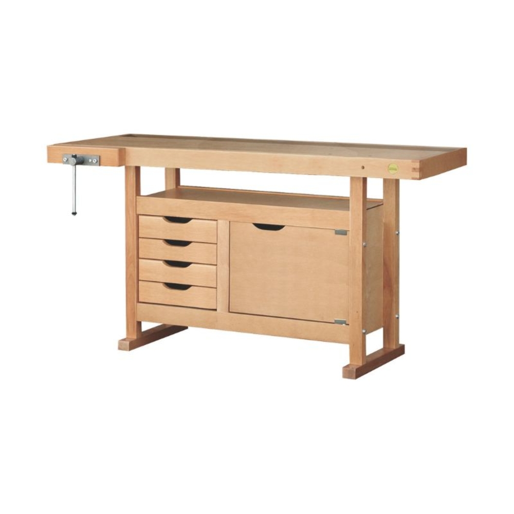 Etabli 1.50x0.50m 4 tiroirs + 1 porte - Outifrance - 0013156