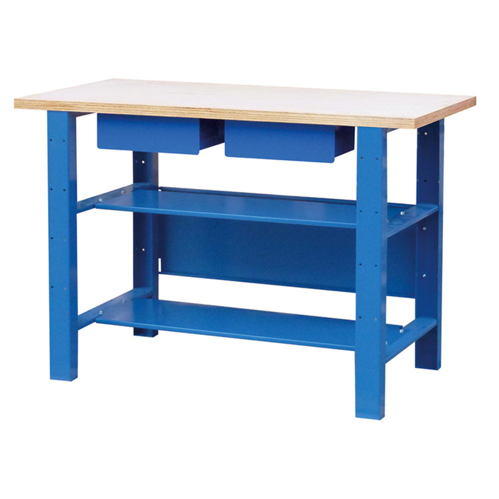 Établi mécanicien 1.20m avec 2 tiroirs - Outifrance - 0018214