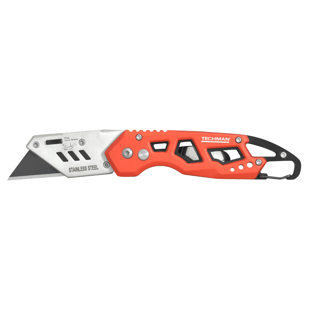 Couteau aluminium pliant - TECHMAN - 2100350