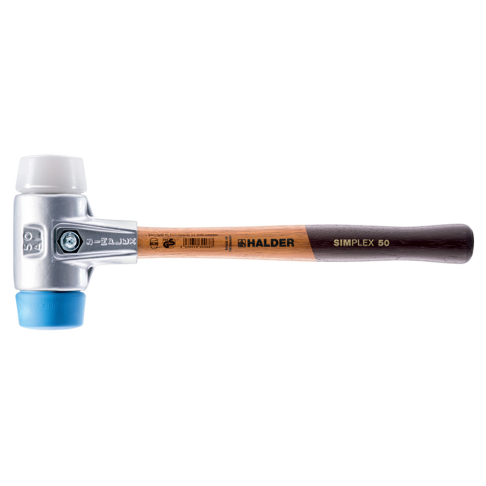 Maillet simplex Ø40mm bleu/blanc - HALDER - 4610020