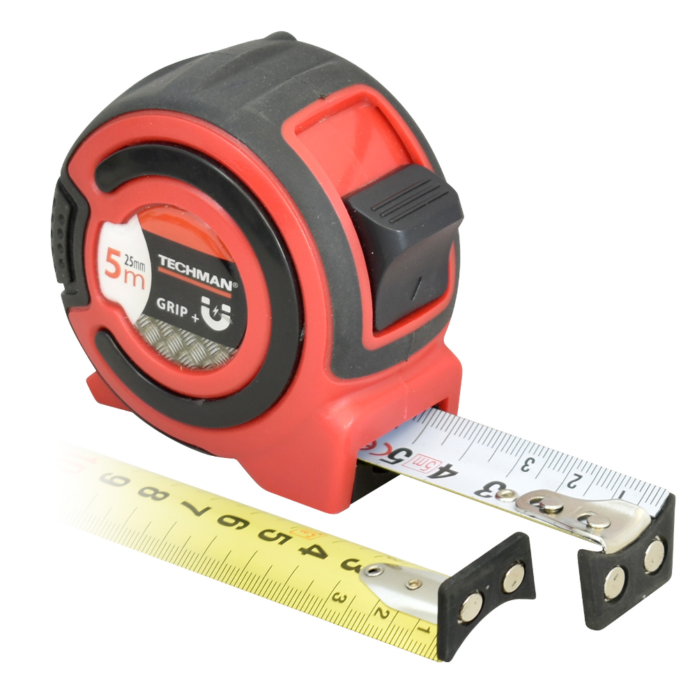 Mètre-ruban U-GRIP 5mx25mm - TECHMAN - 4809176