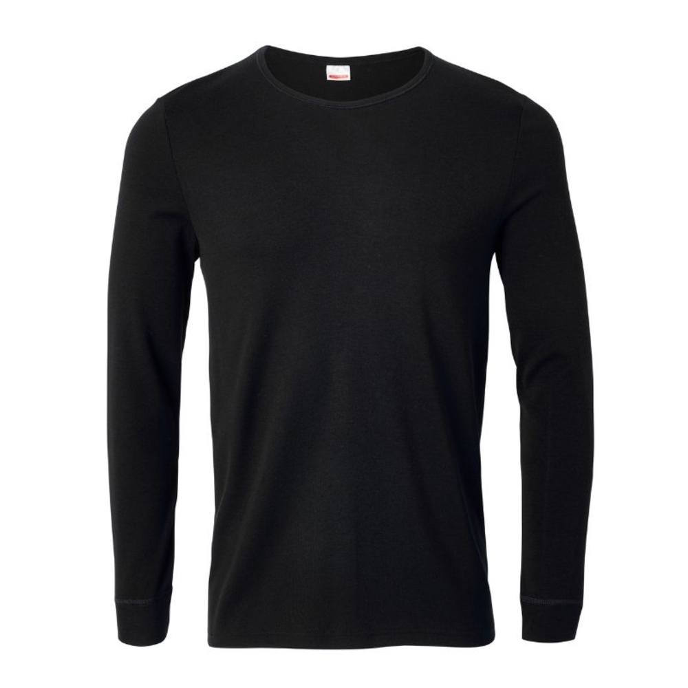 T-SHIRT MANCHES LONGUES NOIR UNI DAMART PRO - 12301