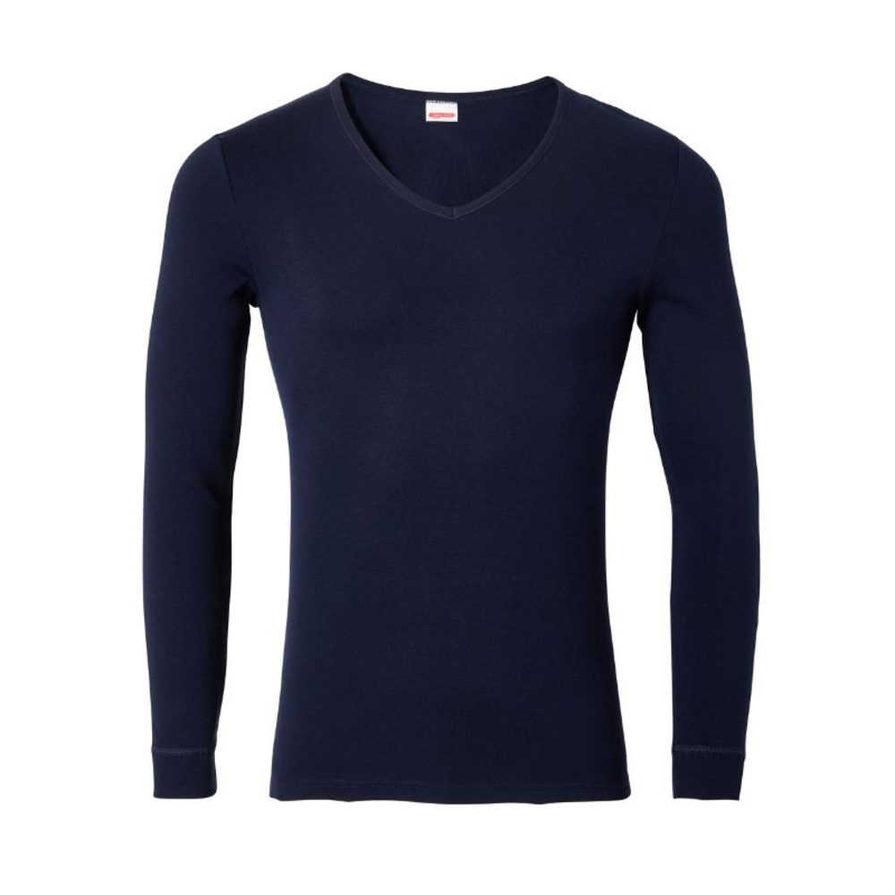 T-SHIRT MANCHES LONGUES BLEU MARINE NAVAL DAMART PRO - 12302