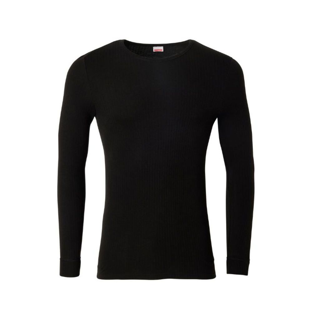 T-SHIRT THERMOLACTYL MANCHES LONGUES D°4 NOIR DAMART PRO - 54119