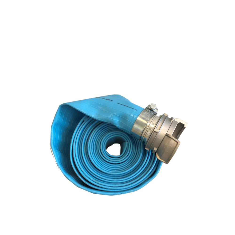 COURONNE TUYAU BLEU 10M DN75 + RACC POMPIER D362BLEU75P10M