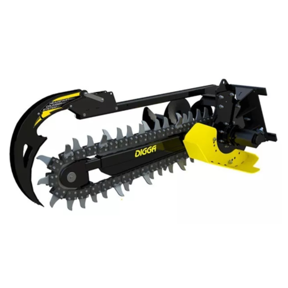 Trancheuse de sol DIGGA BIGFOOT XD profondeur max 1200mm - largeur 300mm -chaine DIGGATAC - BFT2000014