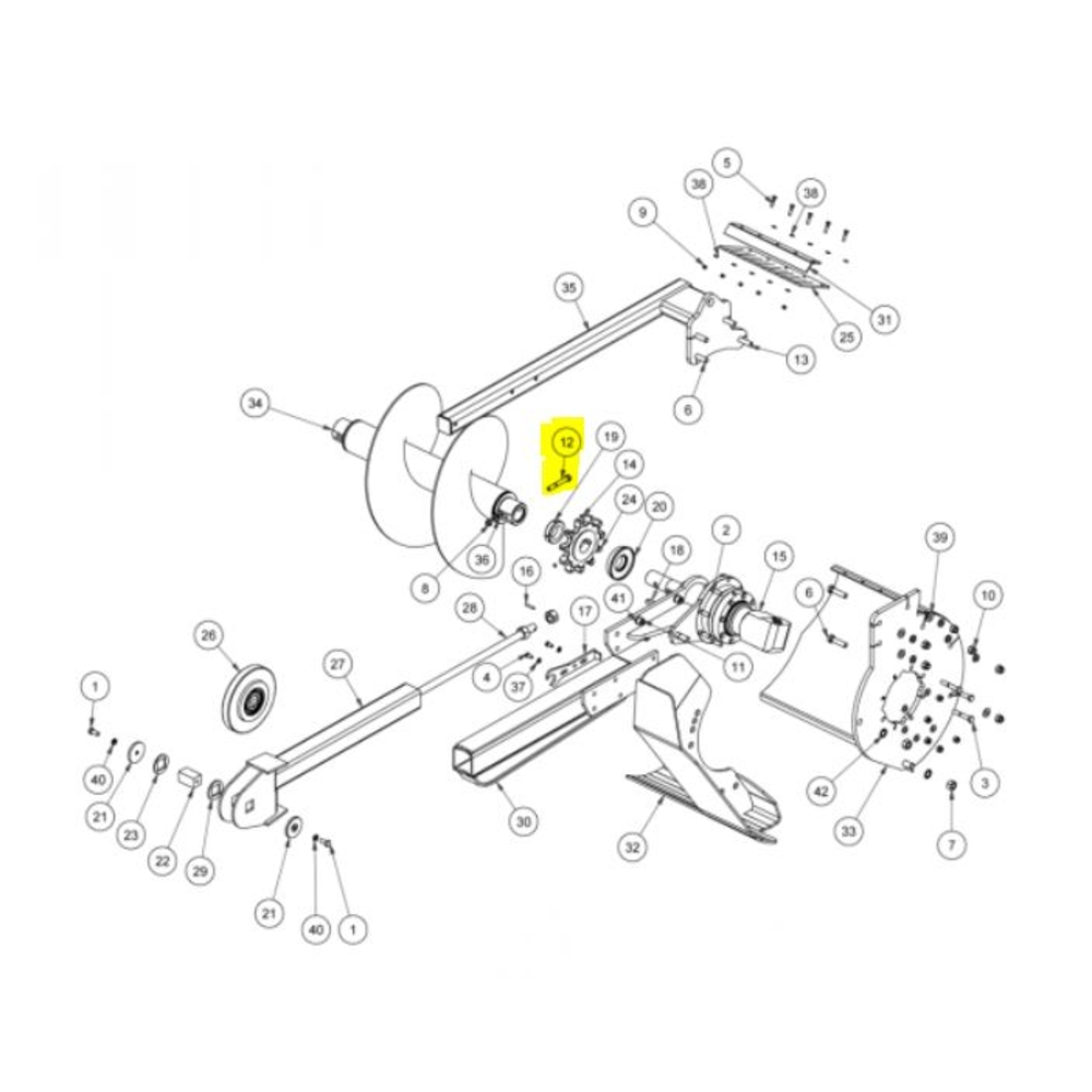 BOULON SERRAGE VIS SANS FIN BIGFOOT XD900