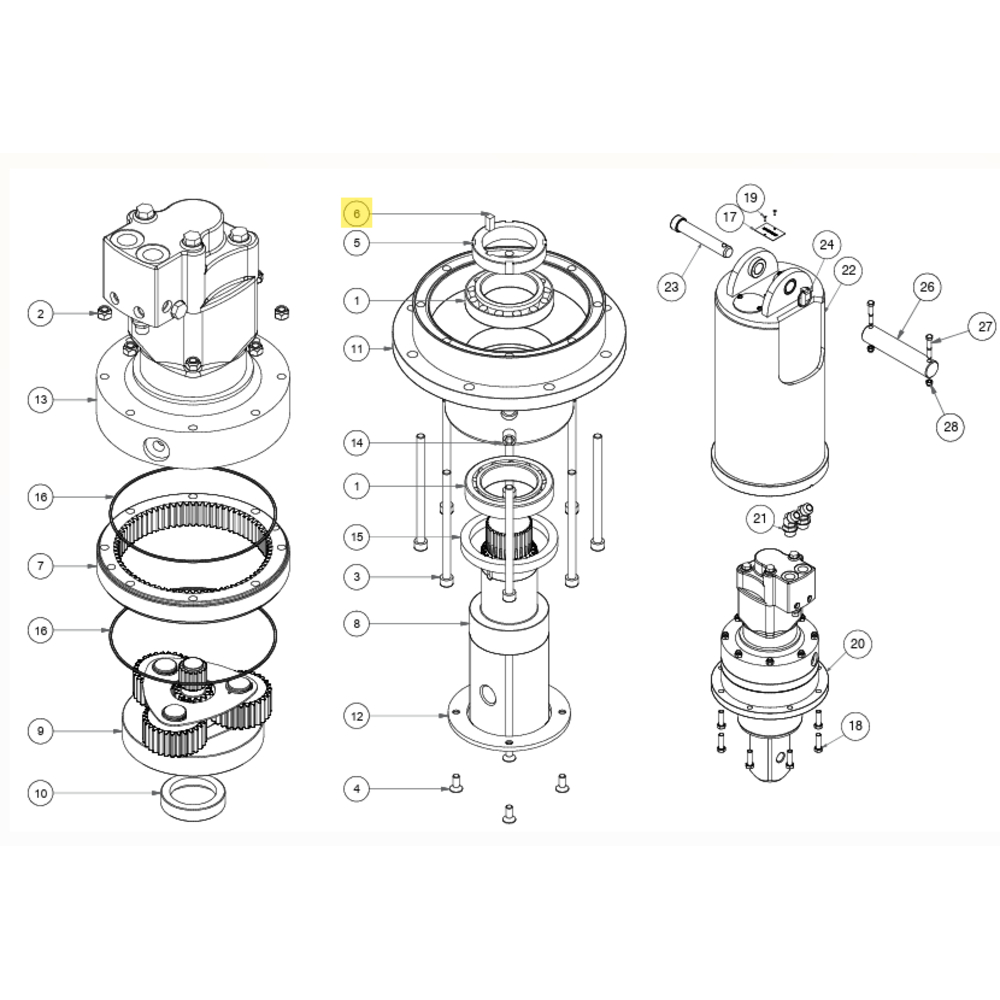 CLAVETTE DIGGA GB-000005 POUR MOTOREDUCTEURS PD8HF / PD10HF / PD12
