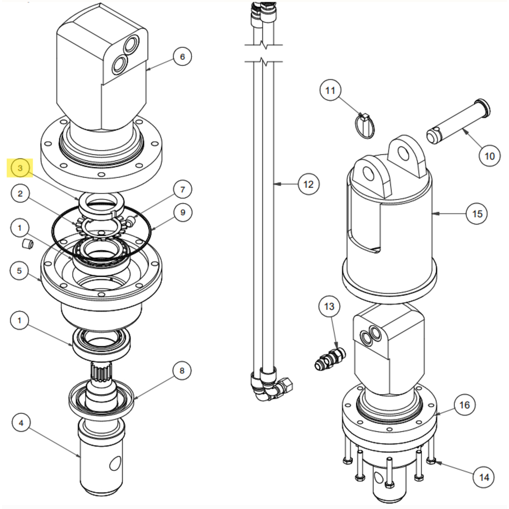 PLAQUE DE VERROUILLAGE DIGGA POUR MOTOREDUCTEUR PDD APRES AOUT 2013