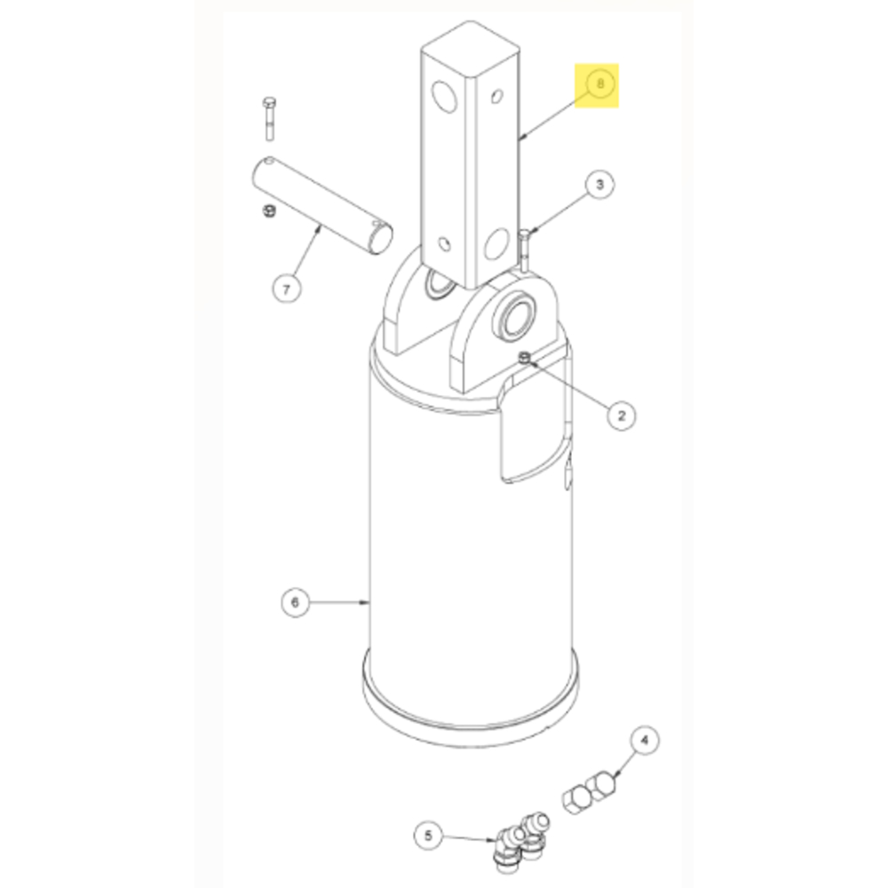 BIELLETTE DE LIAISON DIGGA CARRE 75*75MM