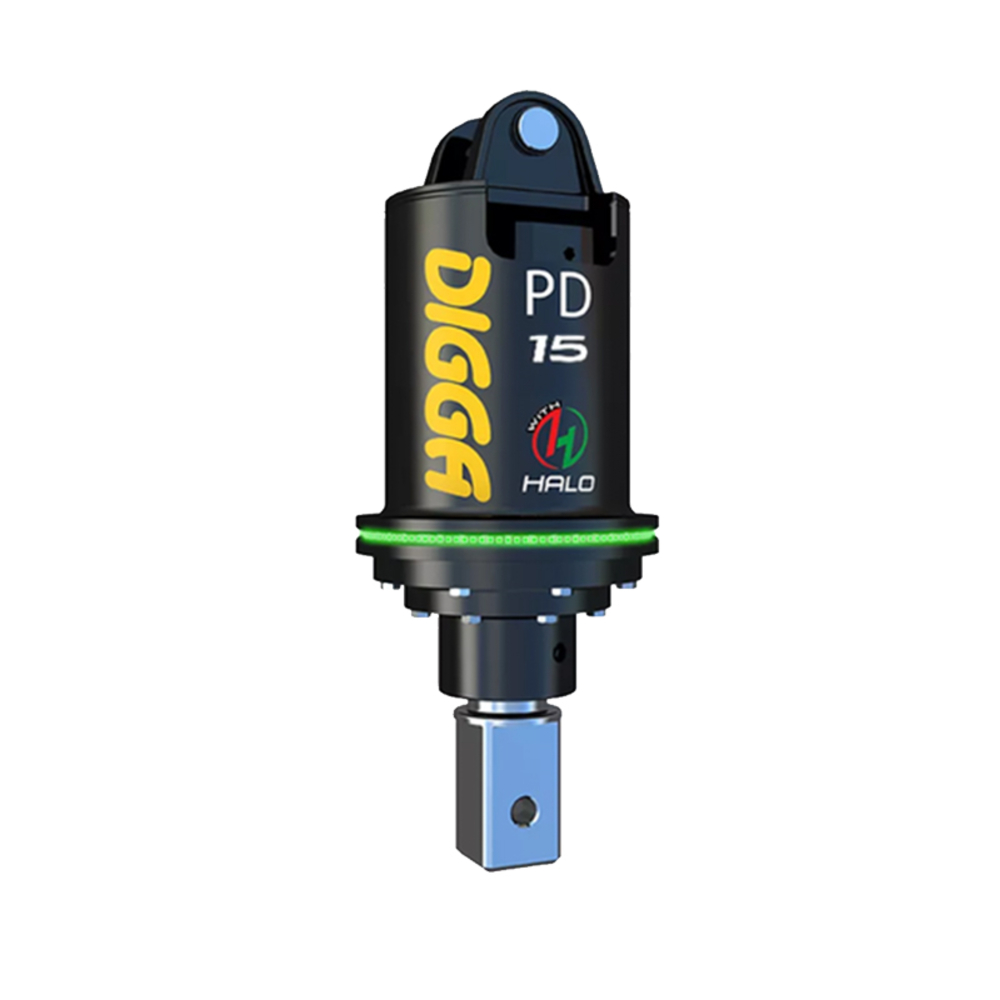 Tarière motoréducteur hydraulique DIGGA PDH15-5 pour mini-pelles de 10 à 20 tonnes - PDH155