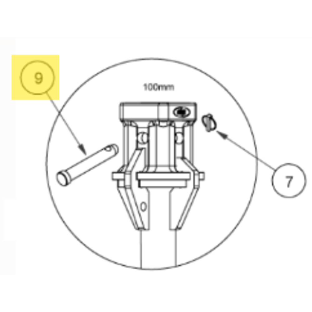 AXE DE VRILLE DE RALLONGE DIGGA RC10