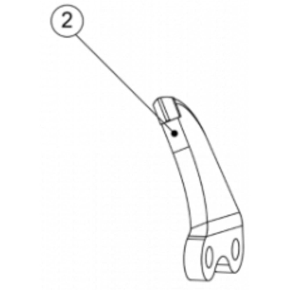 DENT LATERALE DROITE POUR CHAINE DE TRANCHEUSE DIGGATAC 1,654'' - TDR