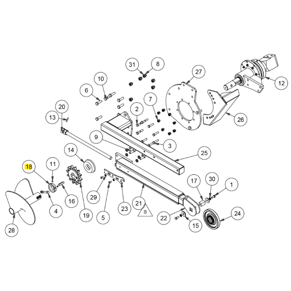 COLLIER DE SERRAGE TRANCHEUSE DIGGA MINI BIGFOOT TR000031