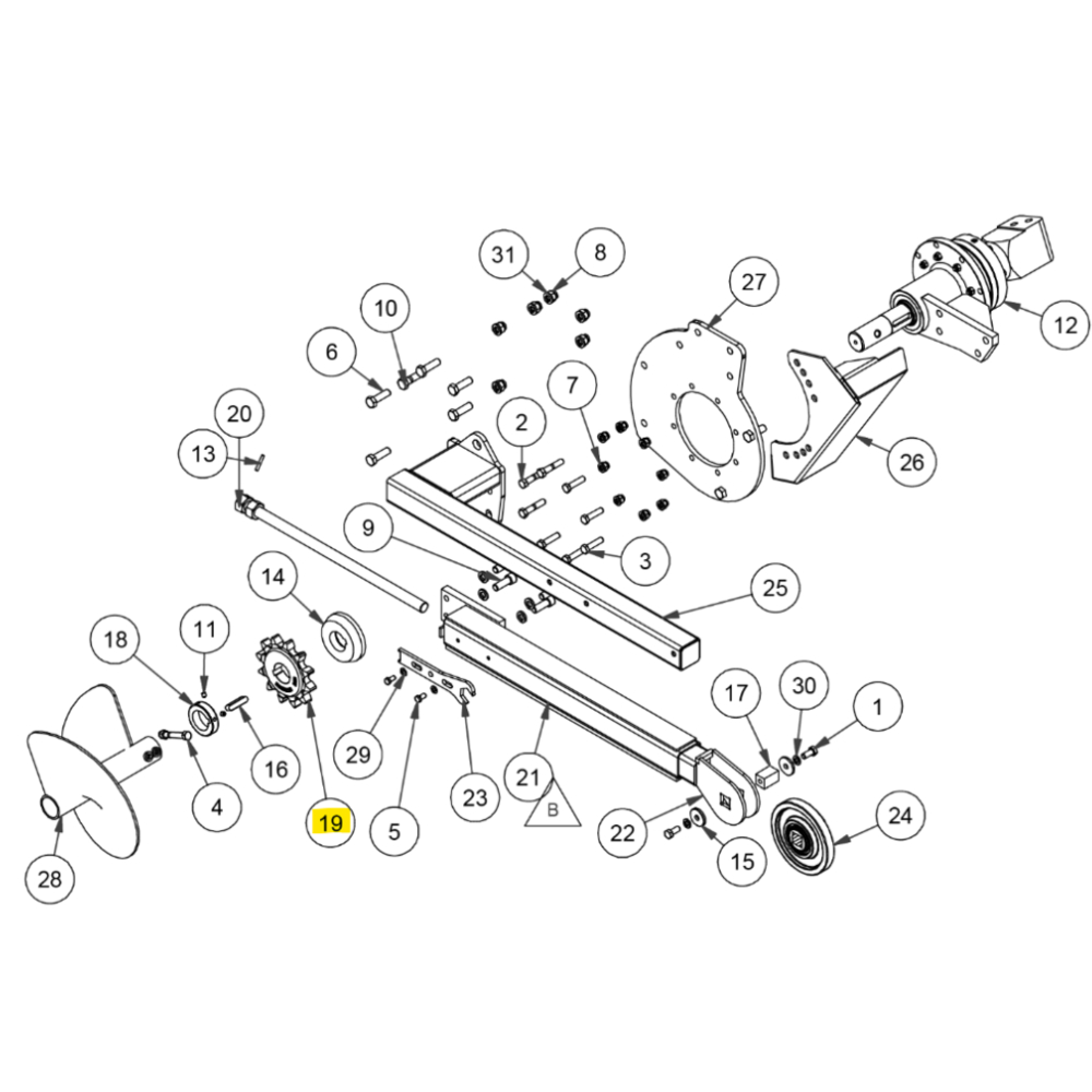 PIGNON D'ENTRAINEMENT TRANCHEUSE MINIBIGFOOT DIGGA TR000035
