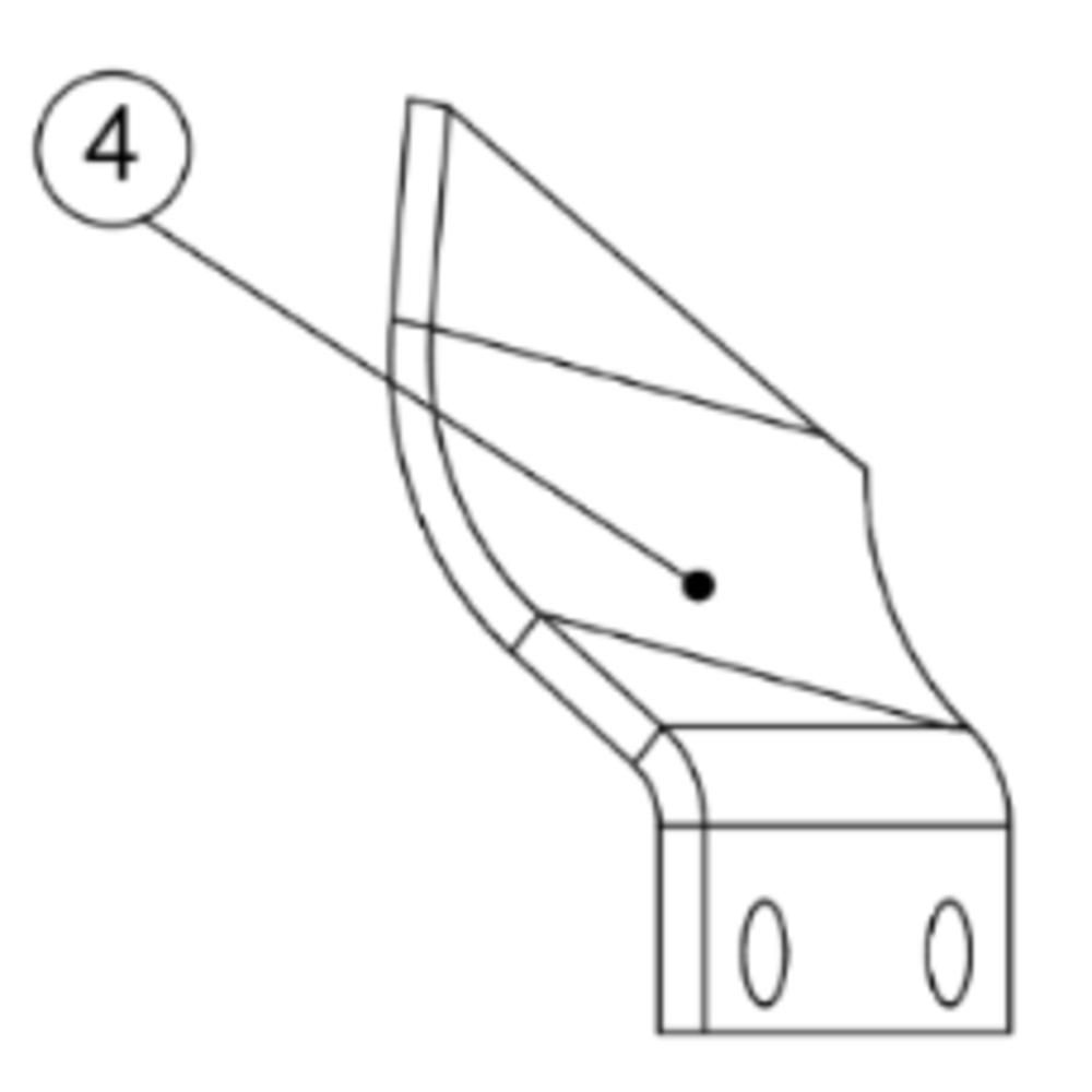 DENT LATERALE DE TRANCHEUSE STANDARD 2
