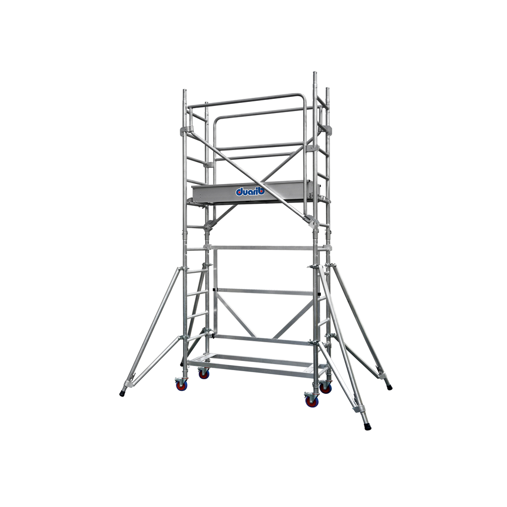 Echafaudage roulant aluminium DUARIB Docker mini 144 hauteur travail 4m80 - 7014031