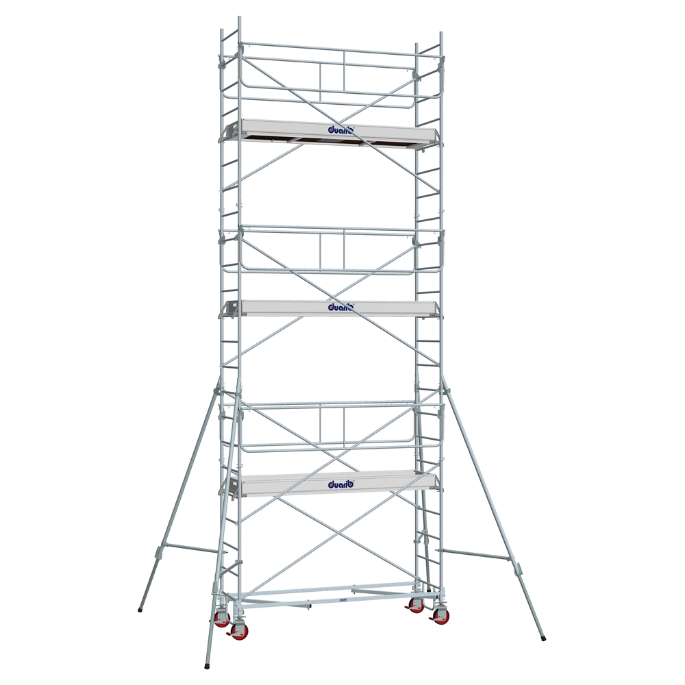 Echafaudage roulant acier DUARIB ROLLSTAR 254 hauteur travail 7m90- 8325062