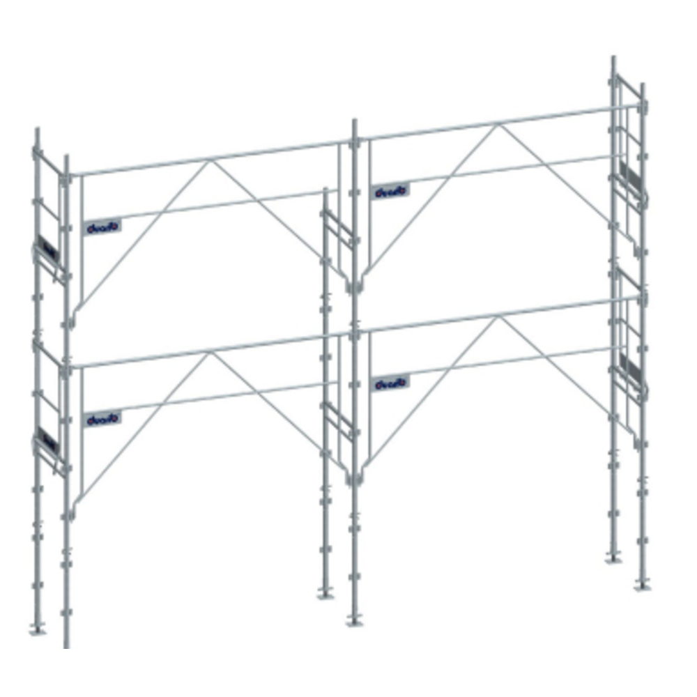 Echafaudage FACADE DUARIB 42M2 Structure seule (sans planchers, ni plinthes, ni accès) Equipée de garde- corps EXMDS - FDC02ST