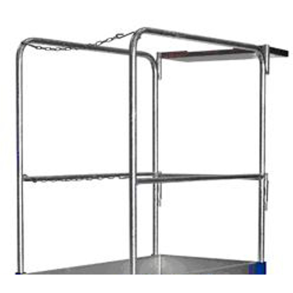 LOT DUARIB DE 2 GARDE CORPS LATERAUX AVEC PORTILLON ET CHAINES GAZELLE -40.303