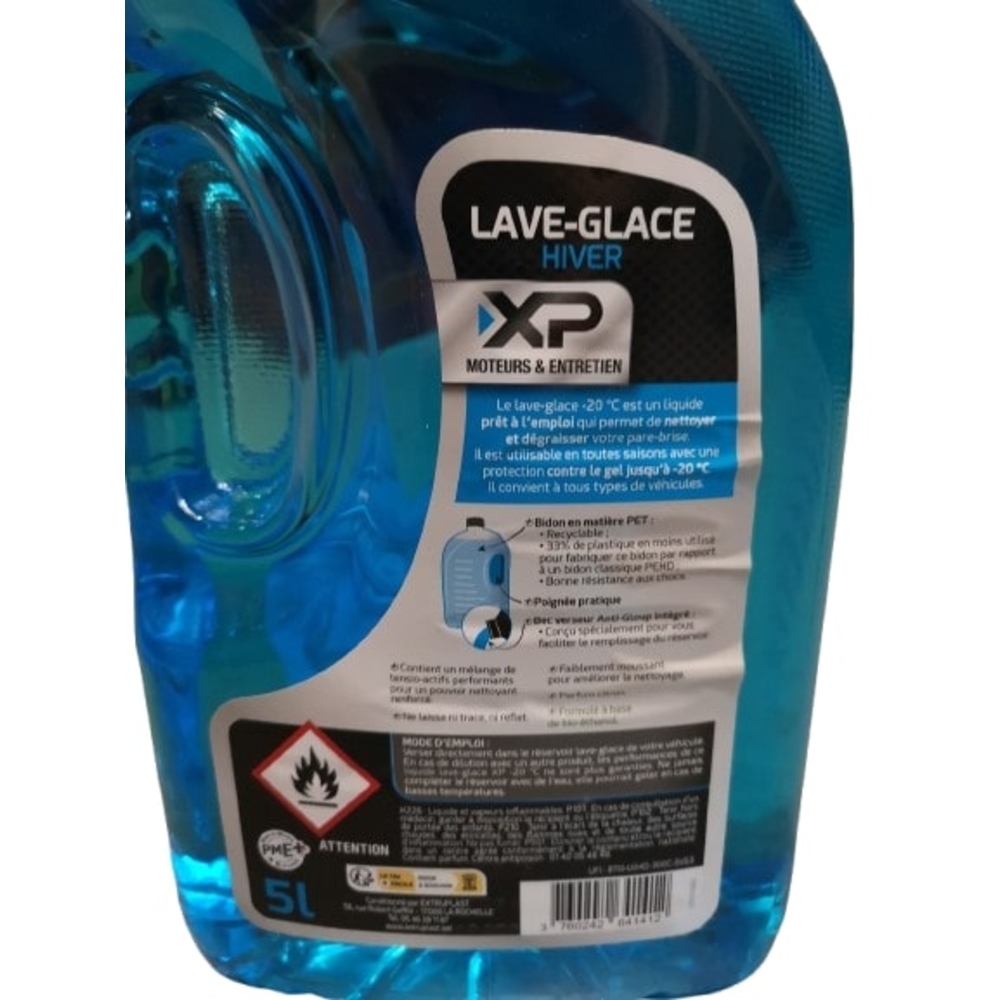 Bidon de lave glace hiver 5 litres XP