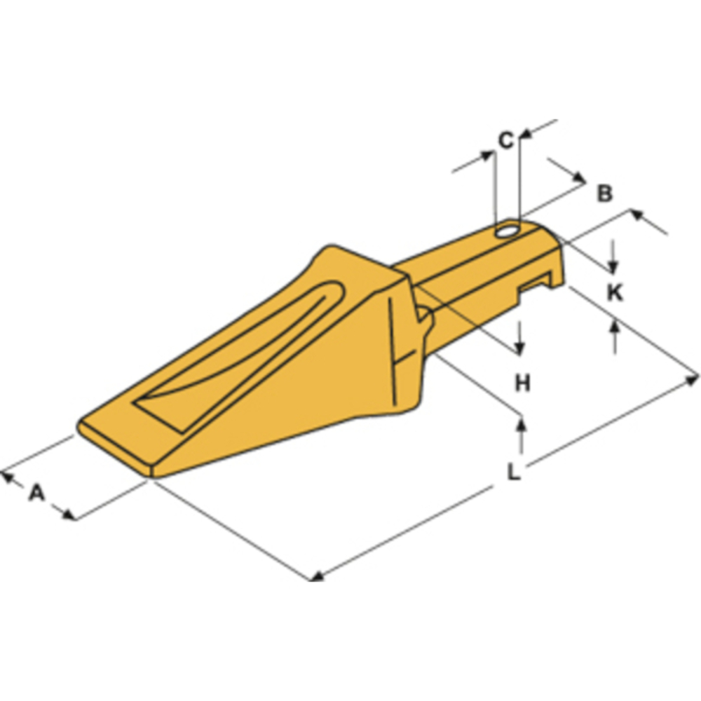 Dents types bofors pour pelleteuse  - E155.1
