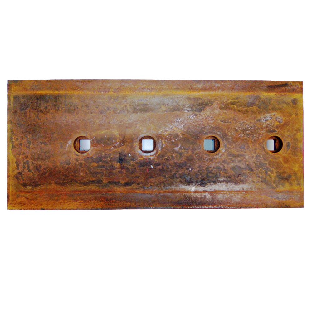 Contre lame de godet latérale reversible 4 trous en 1