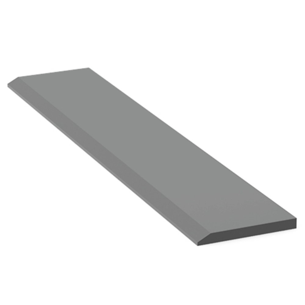 Lame à souder 1 chanfrein dimension 16x150x3000 en dureté 400hb - P40161503000