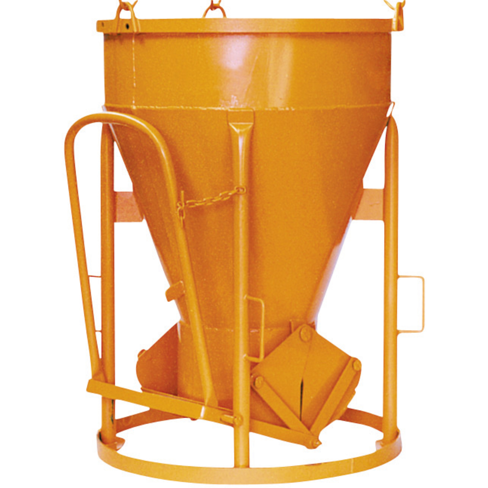 Benne à béton EICHINGER 200 L cylindro-conique à fond ouvrant-Mécanique sans volant-10132