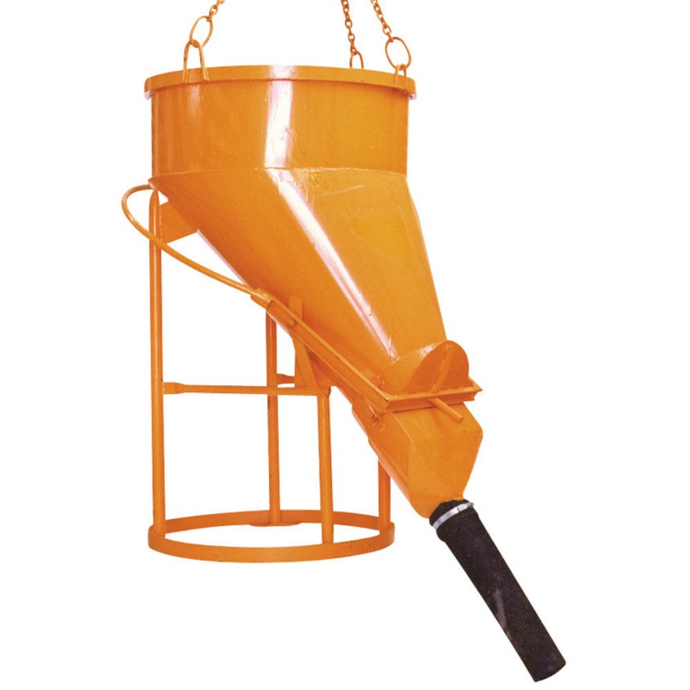 Benne à tuyau EICHINGER 1000 L vidage latéral raccord tuyau démontable-Mécanique avec volant-1023V12